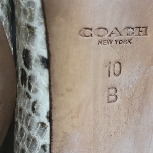 Coach Women's Coach New York High Heel Shoes Size 10 B - Picture 6 of 13
